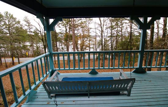 The Blue House at Greers Ferry Lake