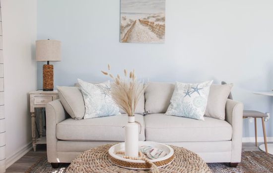 Great sofa to relax after a busy day