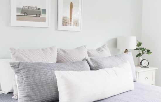 A king size bed to enjoy