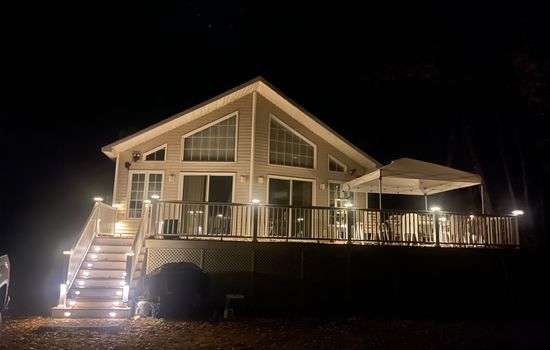 Waterfront Lake House with Private Beach and Dock