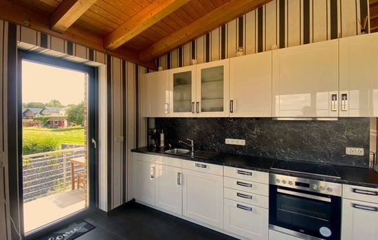 Wohnung in Schmidt mit Grill und Garten