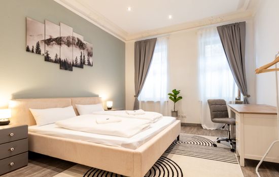 Familienfreundliche Stadt-Oase - 2 Schlafzimmer, 76qm, gratis Kaffee- und Teean