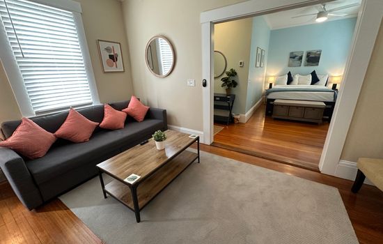 Exposed Brick Suite 1 Bed/ 1 Bath/ Pullout Sofa 