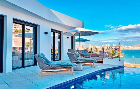 für 4 Personen ca. 80 m&sup2; in Benidorm, Mittelmeerküste Spanien (Costa Blanc