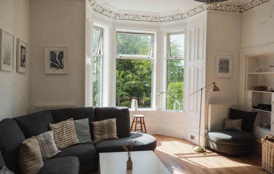 Viktorianische Villa mit Strandblick