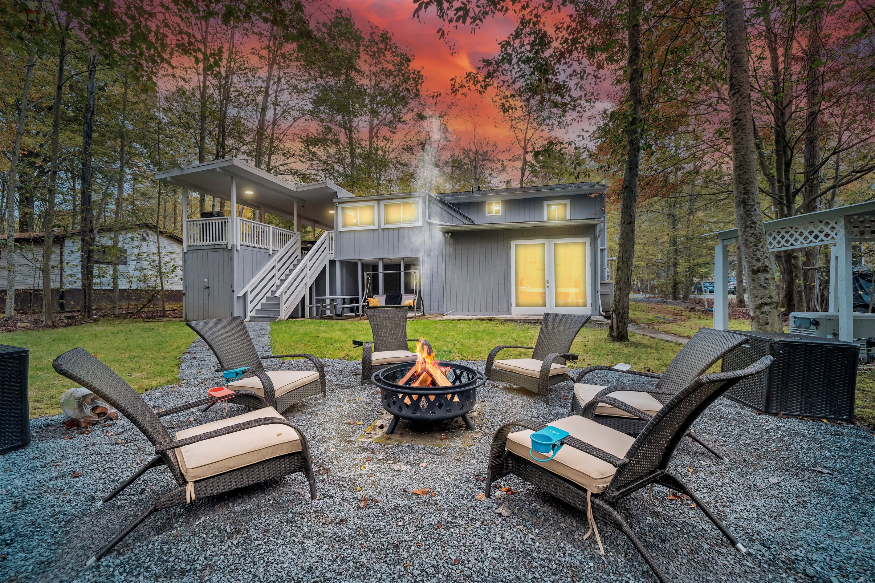 Mountain Luxury: Fire Pit, Hot Tub, Sauna & Game R Rentals | Lake.com
