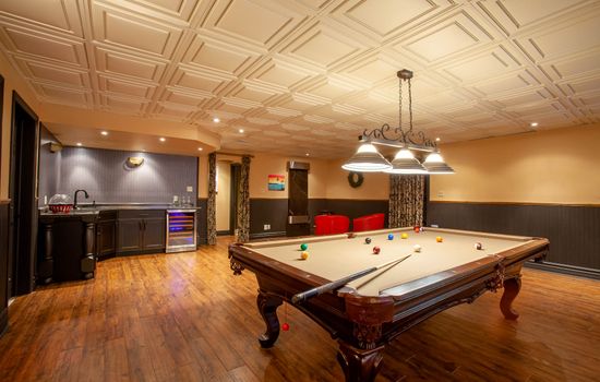 Play a game of pool with friends!