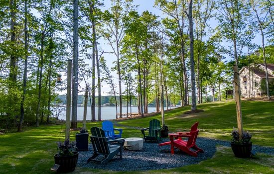 Modern Lakefront Home with Private Putting Green