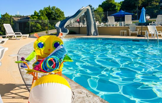 The pool is refreshing and fun - Open from late May - Mid September