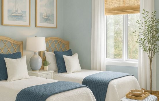 Riviera Room:  2 Full beds