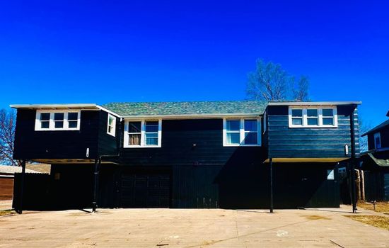 Welcome to your western retreat! This rustic-modern unit sits on the left side of the building when facing it, featuring bold design, cozy cowboy charm, and all the comforts of home. Kick off your boots and unwind at the Midnight Cowboy Getaway.