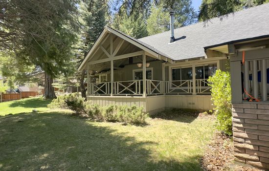 Side yard and proch