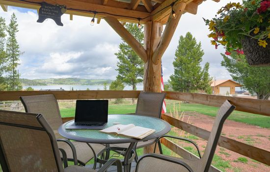 Free wifi - no one likes to work on vacation, but if you, at least have a view!