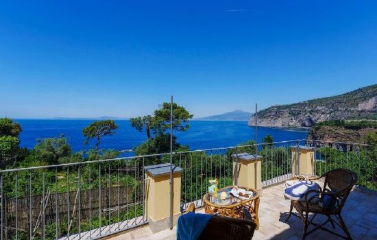 Il terrazzino di Villa Preziosa al Pizzo