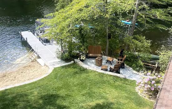Lawn from the apartment