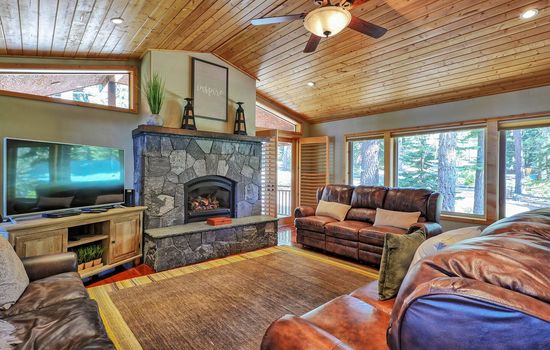 Gather around the warm crackling fire with a cup of hot cocoa or coffee.