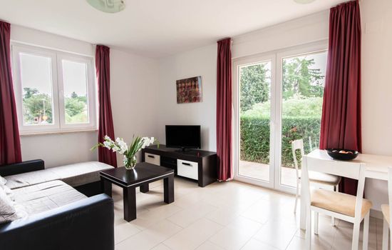 Wohnung in Monterol mit Garten und Terrasse