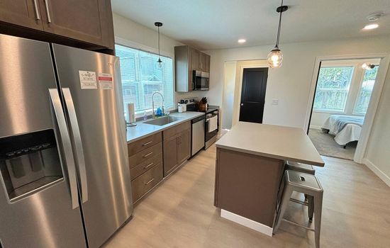 Whip up a delicious meal in the brand new renovated kitchen 