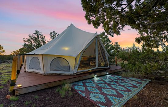Winter Glamping Near the Grand Canyon