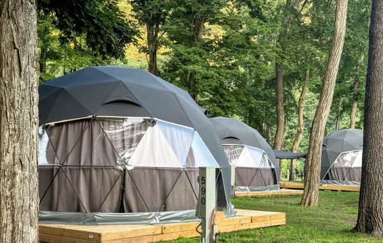 Boutique Glamping Dome in the Catskill Mountains