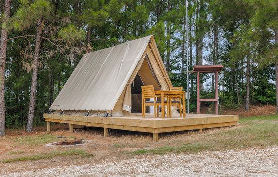 Slip Into a Soft, Cozy A-Frame Stay by the Lake