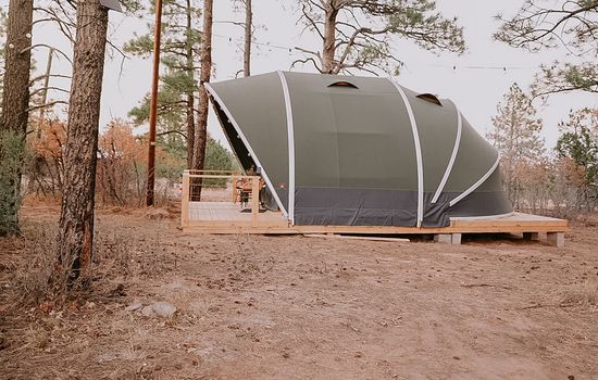 Winter Glamping Under the Manzano Stars