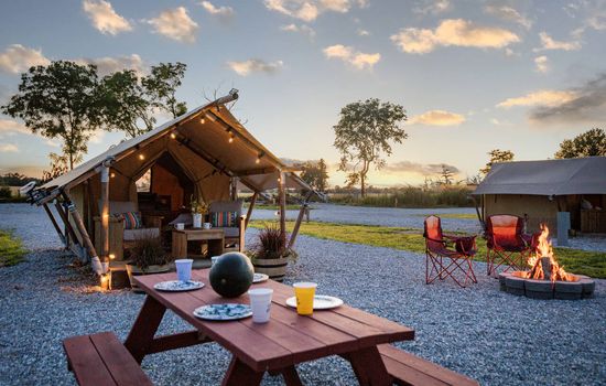 Chill by the fire, relax on the deck.