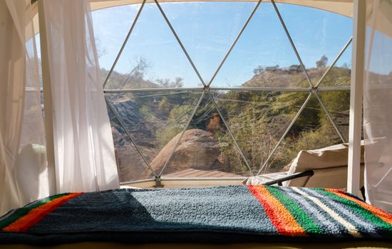 Take time to rest inside while still enjoying epic views