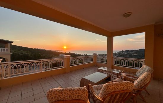 Sunset from the terrasse