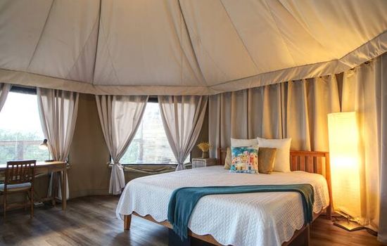 Premium Suite 1 -  Safari Tent  - Private Deck/Hot Tub