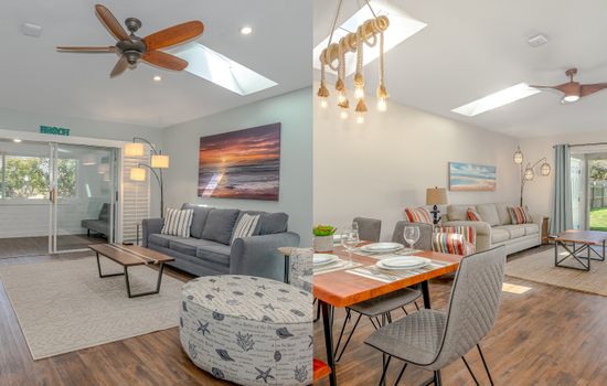 Island Time and Endless Summer - TWO pet-friendly homes in New Smyrna Beach STEPS from the beach!