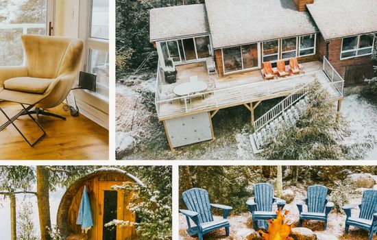 OvertheMoon Muskoka Waterfront Retreat with Sauna