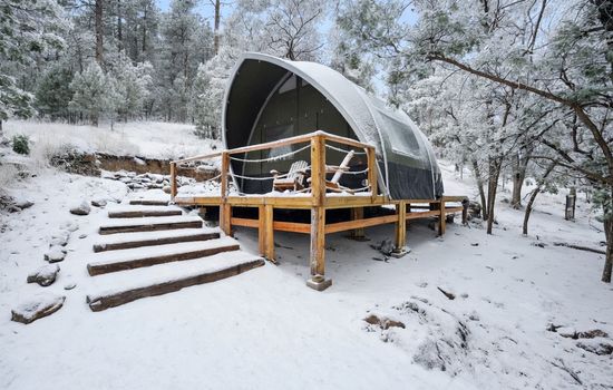 A Cozy Winter Retreat in the Black Hills