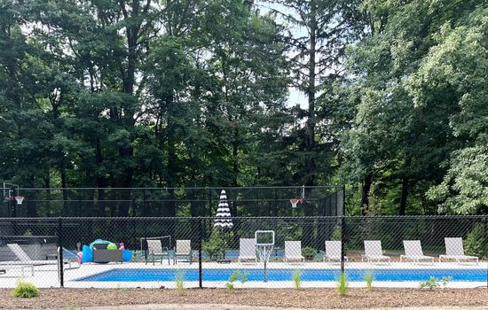 Our completely finished 16' x 41' saltwater pool is a fabulous way to start and/or finish the day. Better yet, spend the whole day poolside!