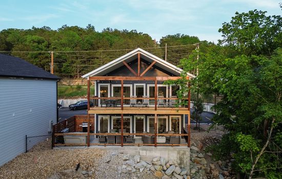 View of the back of the home