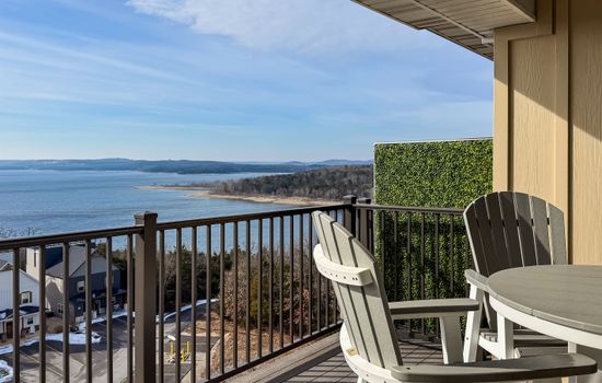 Penthouse view seeing the lake