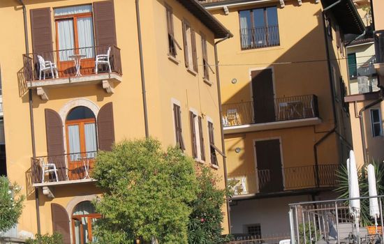 Wohnung in Malcesine mit Privatstrand
