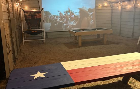 Games, drinks & good company - the barn is made for nights like this