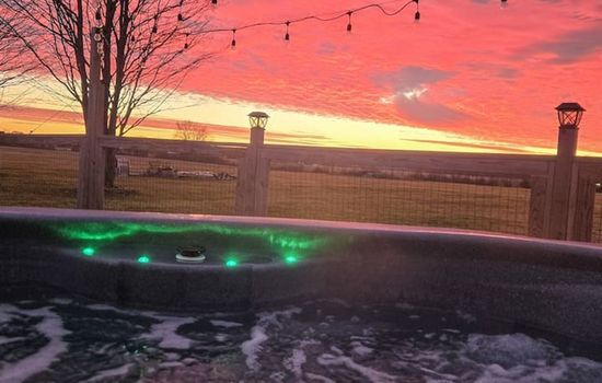 Our sunsets. This is the real deal. NO filters were used in this pic.