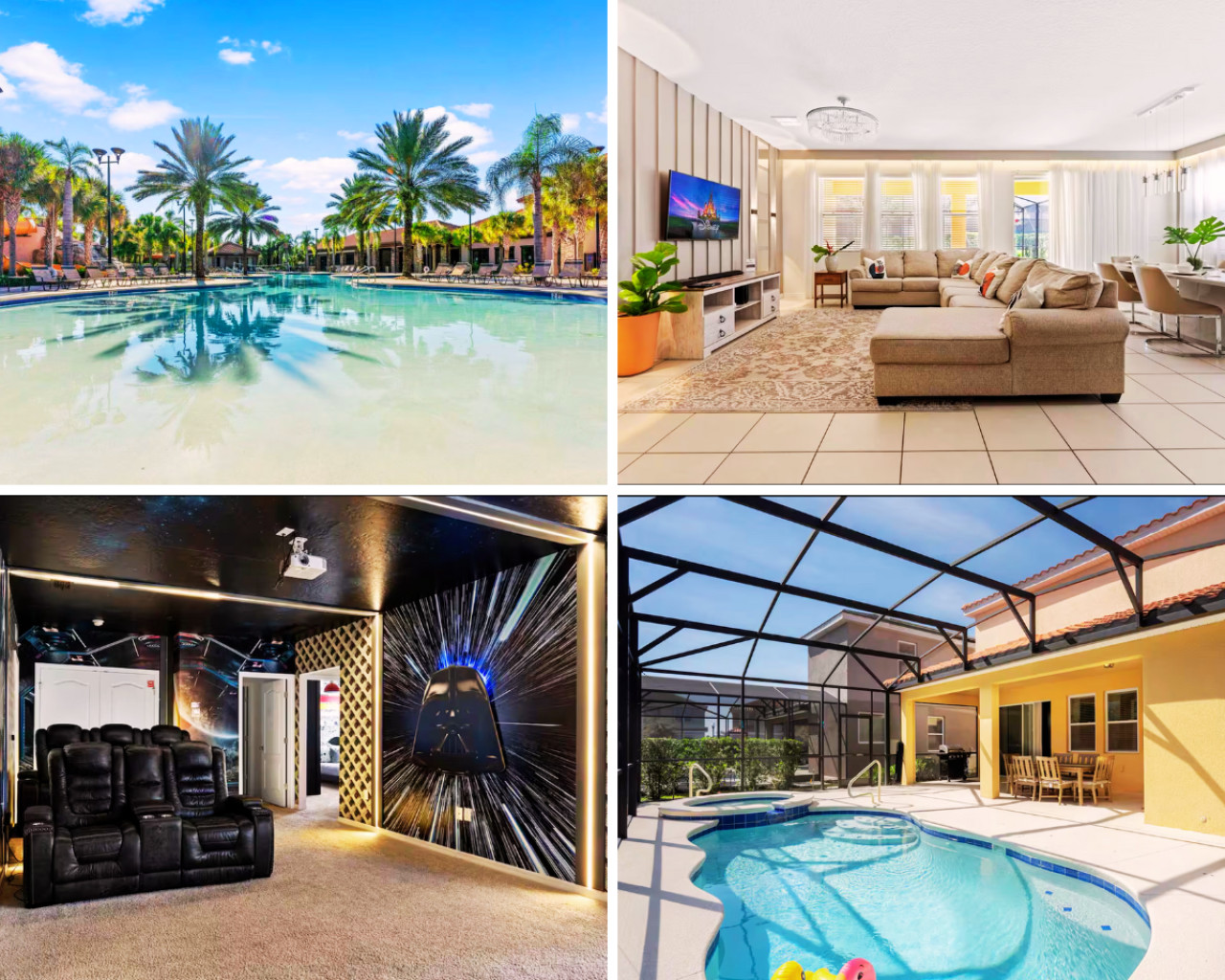 6BR - Private Pool | Home Theater | Resort Access Rentals | Lake.com