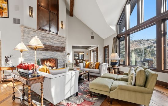 This expansive private estate offers the pinnacle of mountain luxury