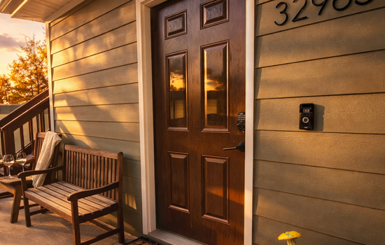 Cove-Out Cottage front entry