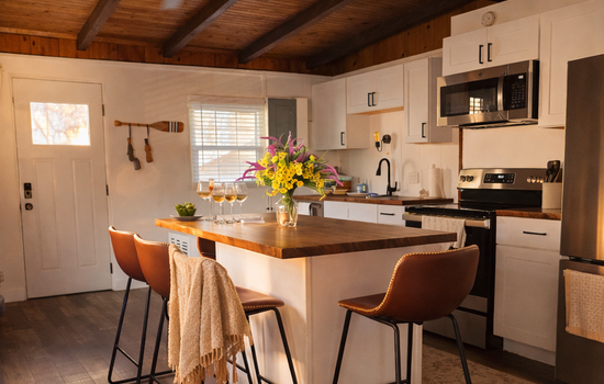 Kitchen Island and seating