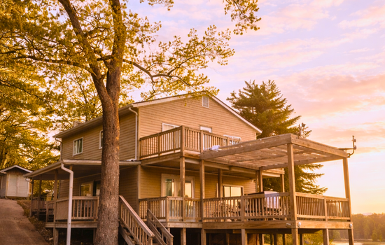 The side of Buccaneer Bay 56 - NO PARKING on boat ramp