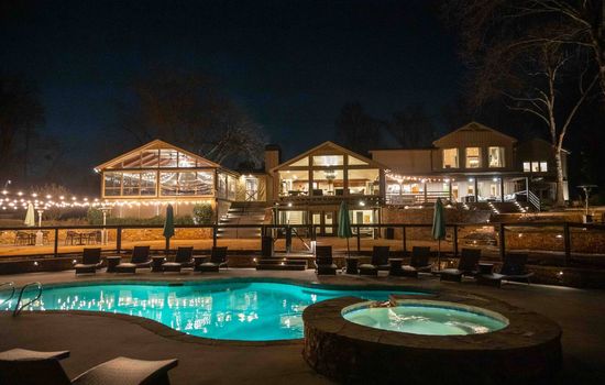 Night View from the Pool