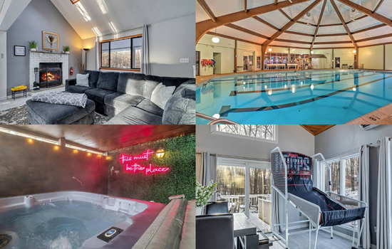 Hot Tub,Game room, Huge Deck,Fire pit,Near Lake