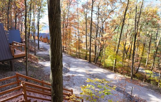 View from the front deck
