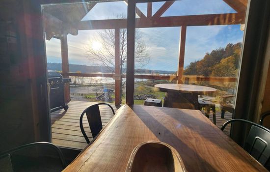 View from the dining table