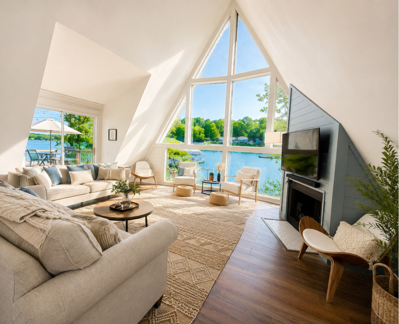 Lakefront 3BD/2.5BA/Dock/Firepit/Kayaks/Pet Friendly-12PP