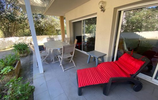 Muresconu — T3 bas pour 4 personnes, grande terrasse, face au Ruppione